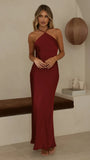 Chiara Maxi Dress Wine