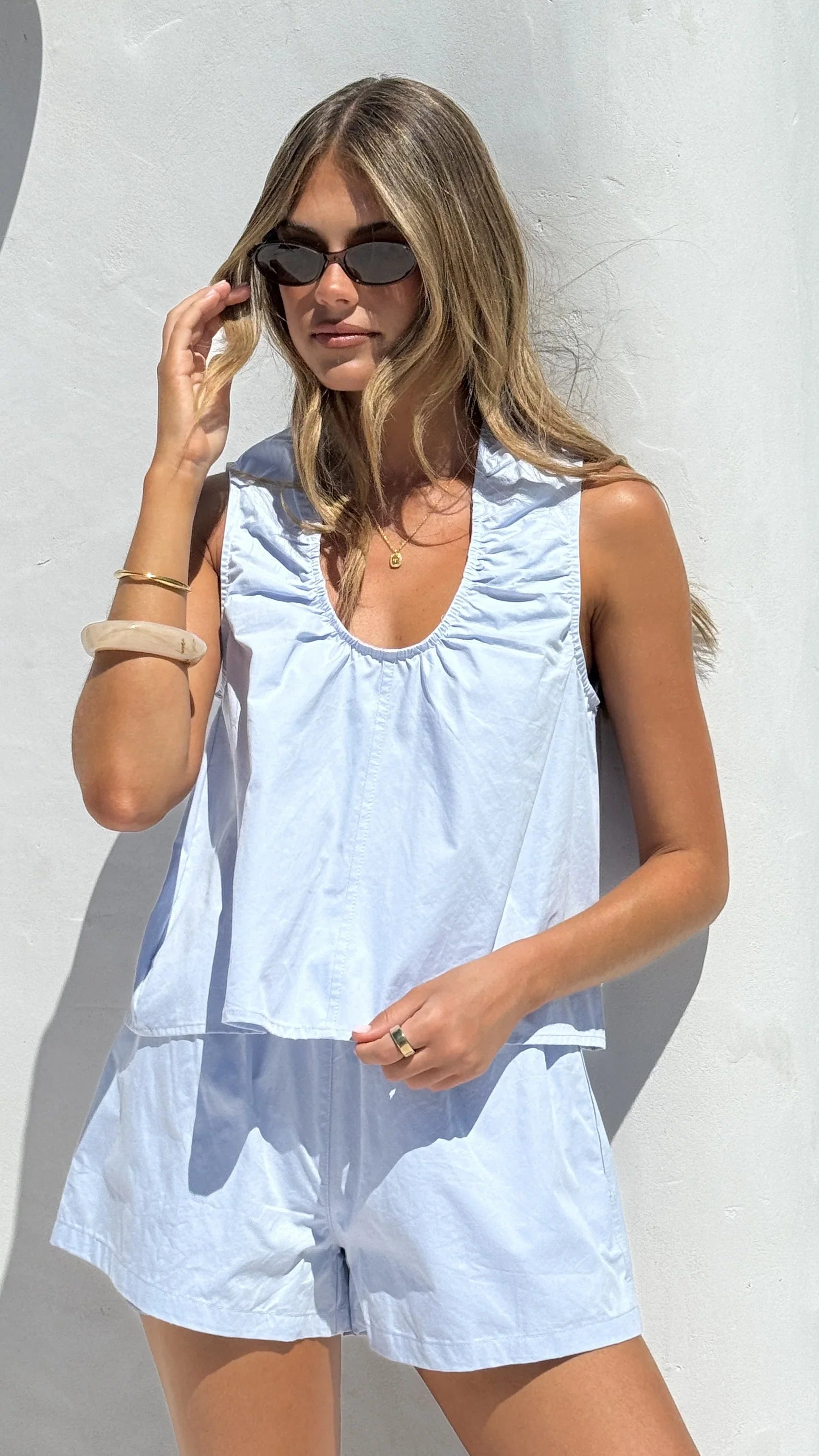 Vika Top Blue