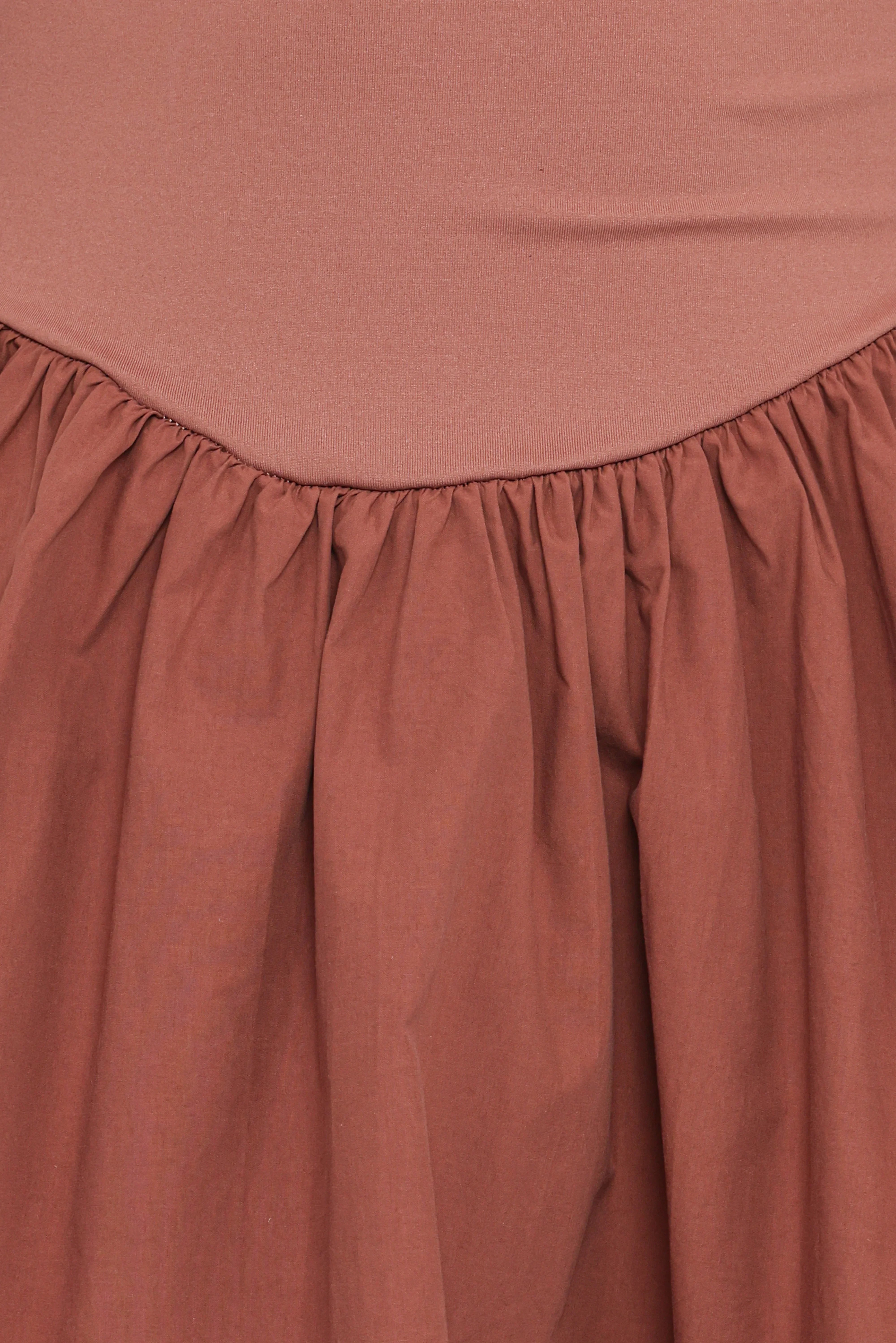 Sheena Long Sleeve Mini Dress Mocha
