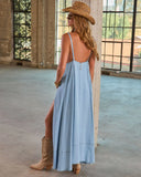 Chelsee Chambray Maxi Top