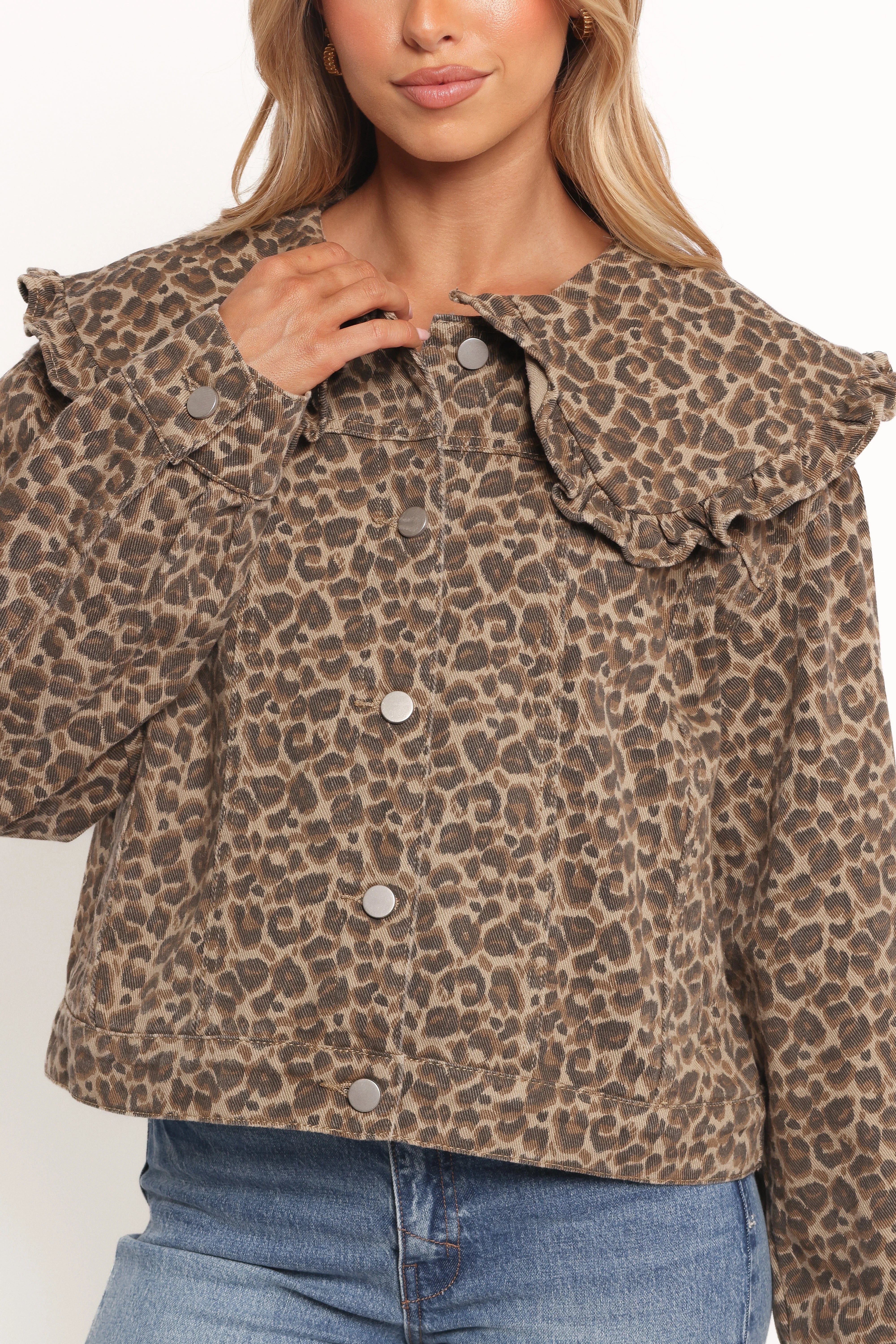 Jaelle Leopard Print Jacket Leopard