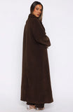 Got To Go Teddy Coat Coffee