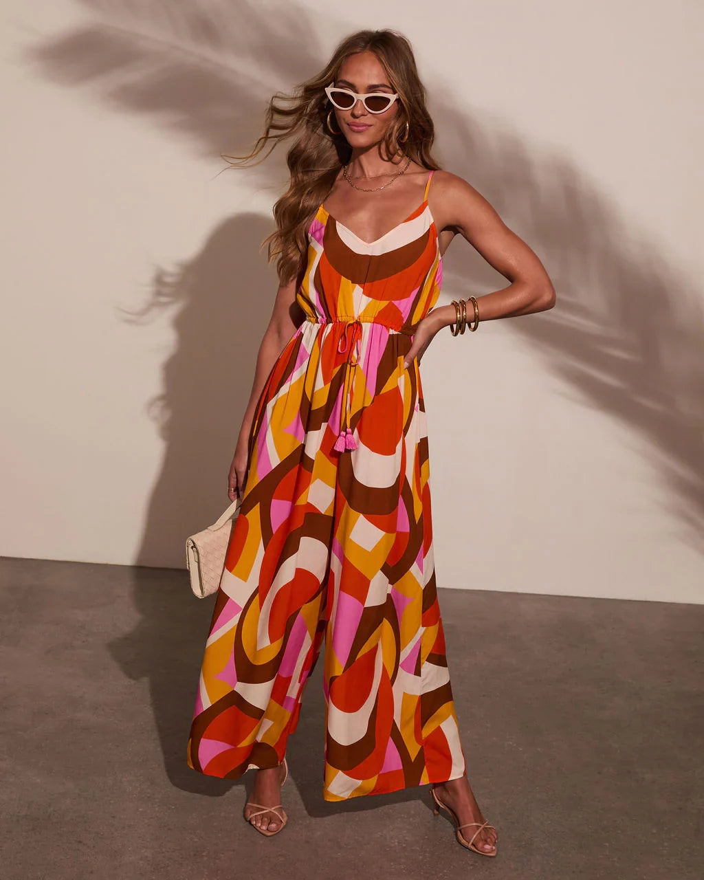 Adina Abstract Printed Jumpsuit