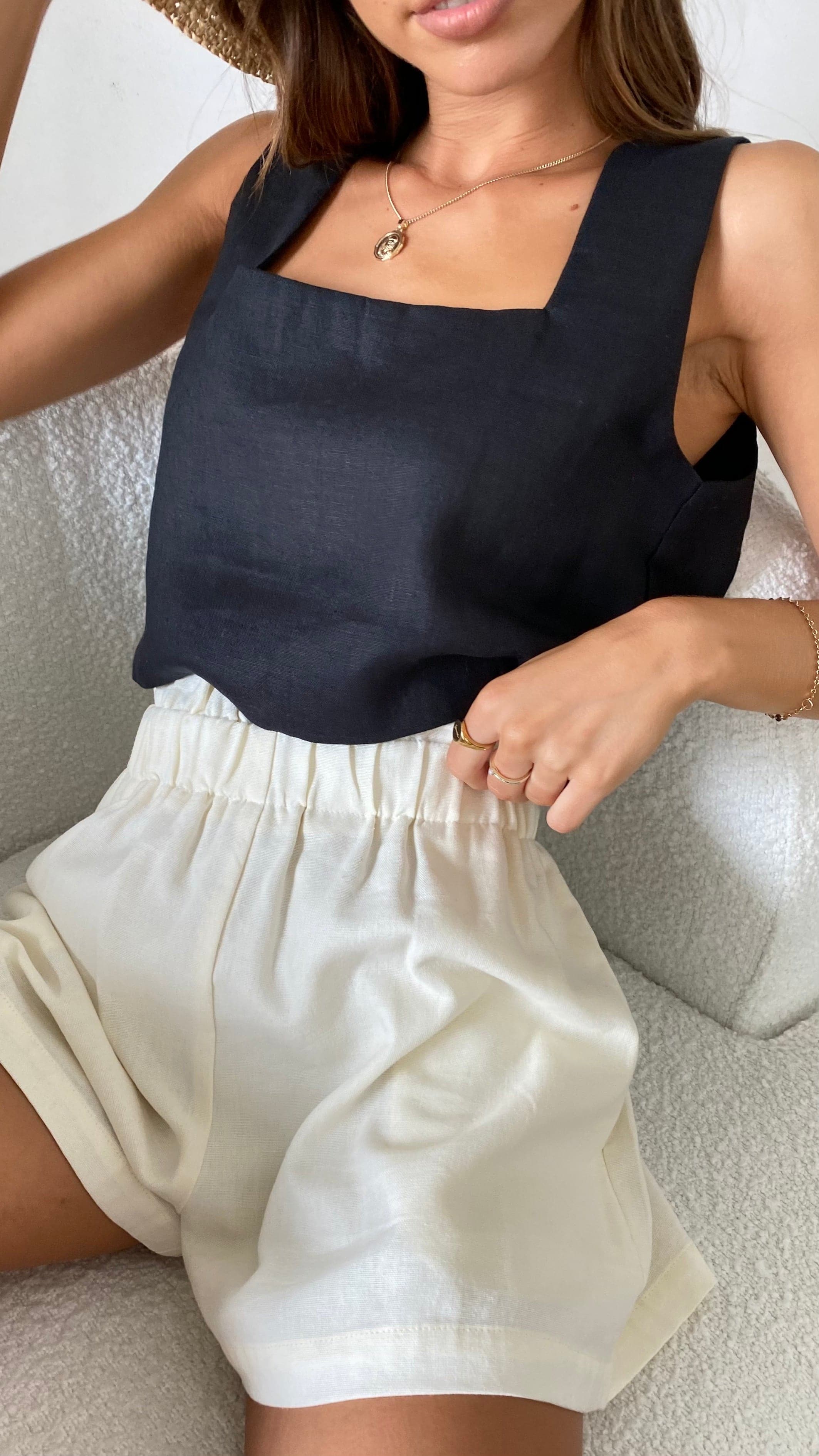 Tillie Crop Top Black
