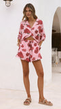 Luna Shorts Dahlia Rouge