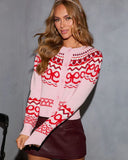 Imena Knit Fair Isle Cardigan