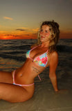 Sorella Beaded Bikini Top Island Time