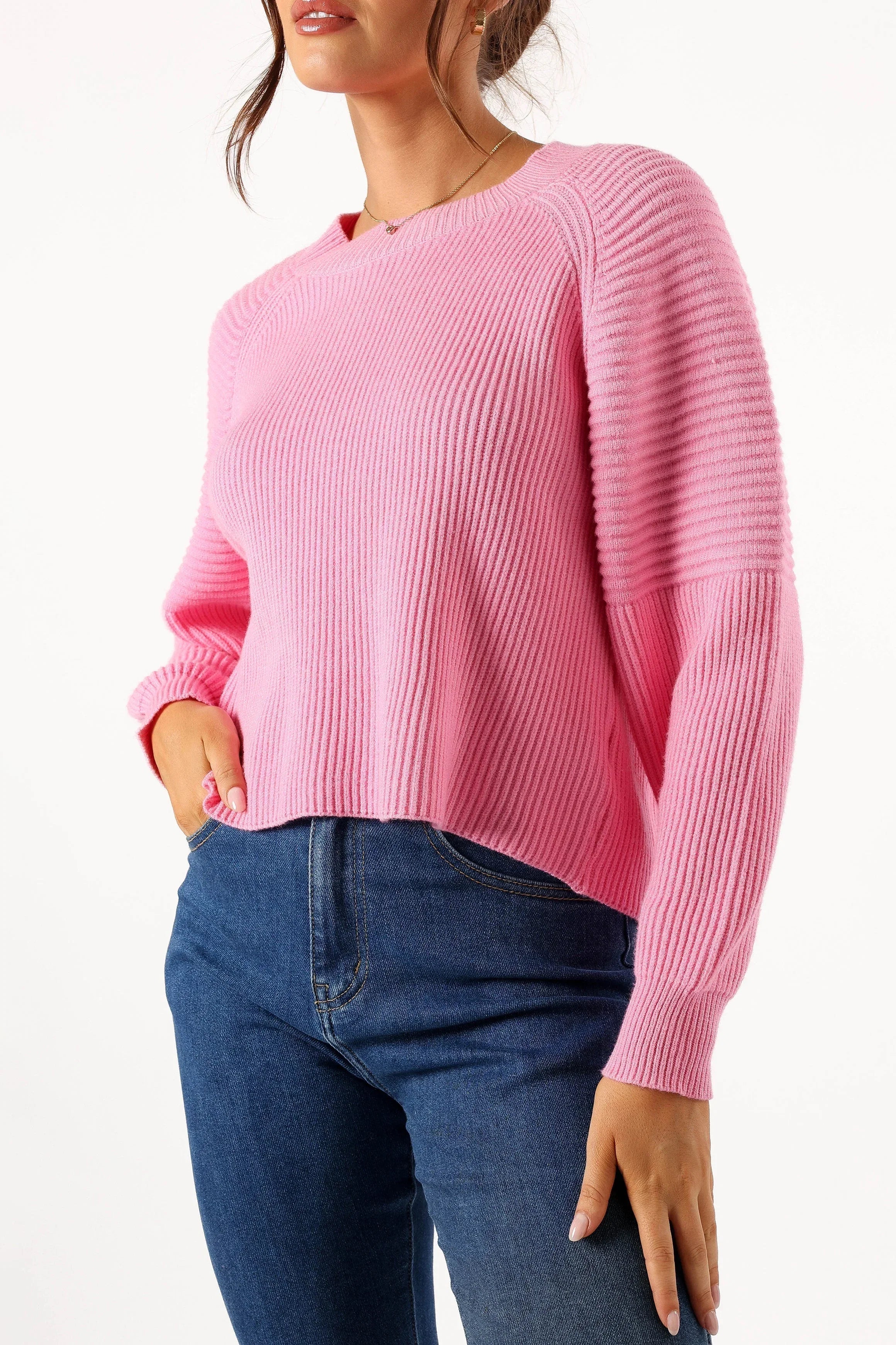 Sarah Knit Sweater Pink