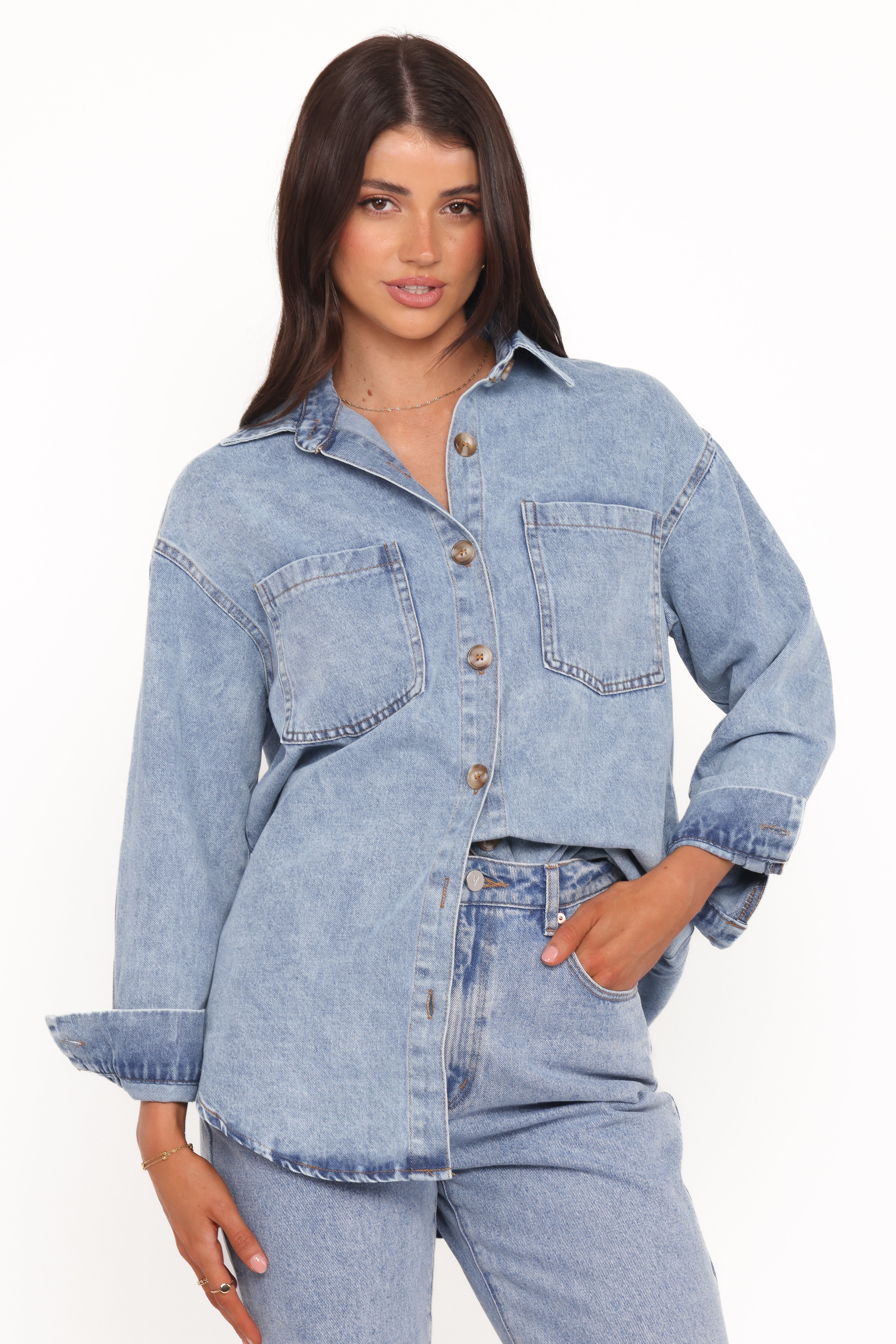 Anicia Denim Shirt Light