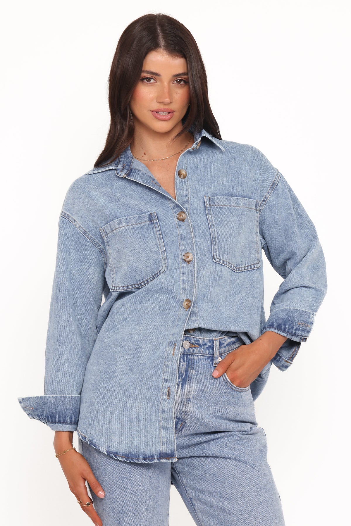 Anicia Denim Shirt Light
