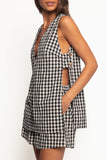 Miller Short Set Black Gingham