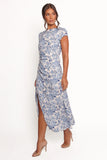 Lisbeth Midi Dress Blue Floral