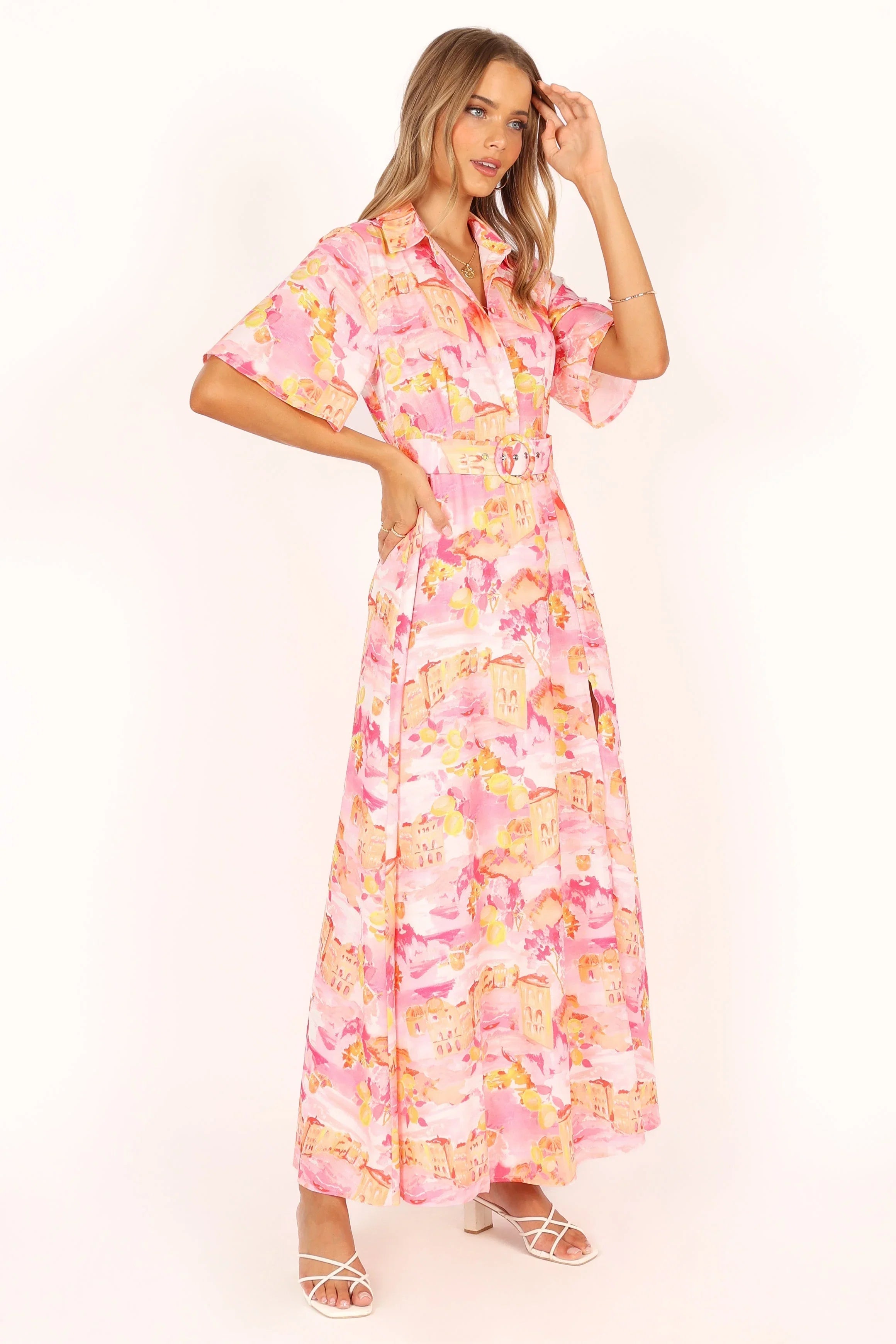 Arianna Maxi Dress Pink Scenic