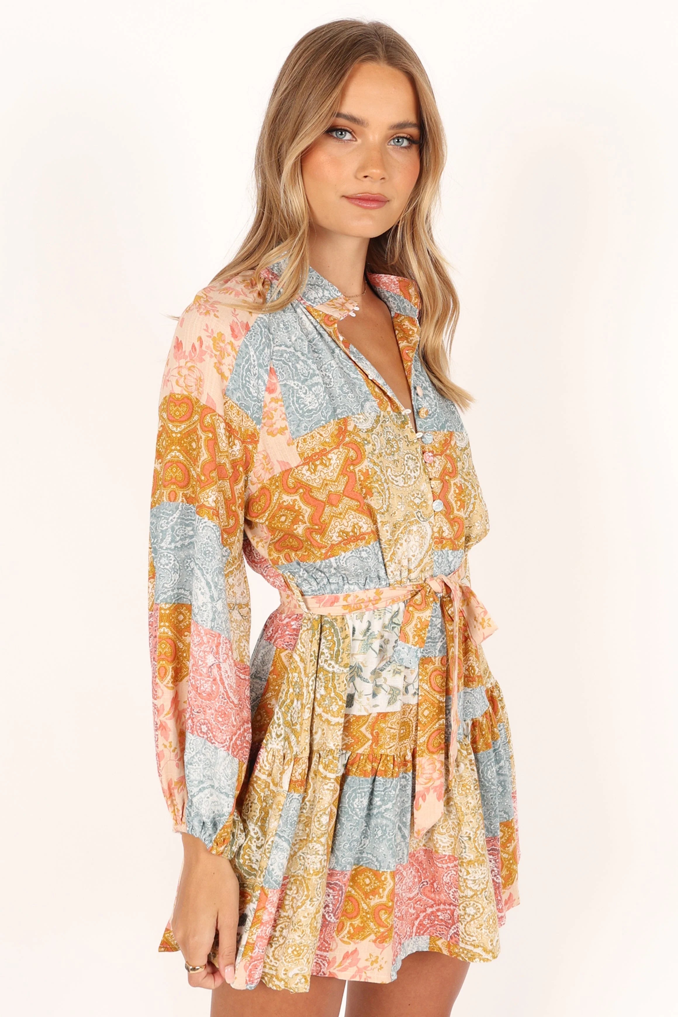 Silante Long Sleeve Mini Dress Maxine