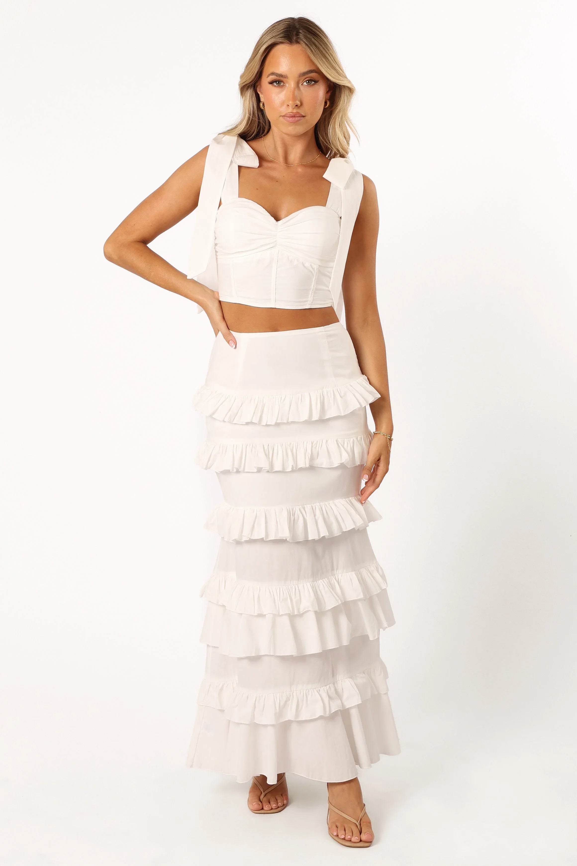 Tia Two Piece Set Off White