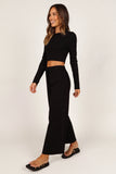 Ayers Long Sleeve Set Black