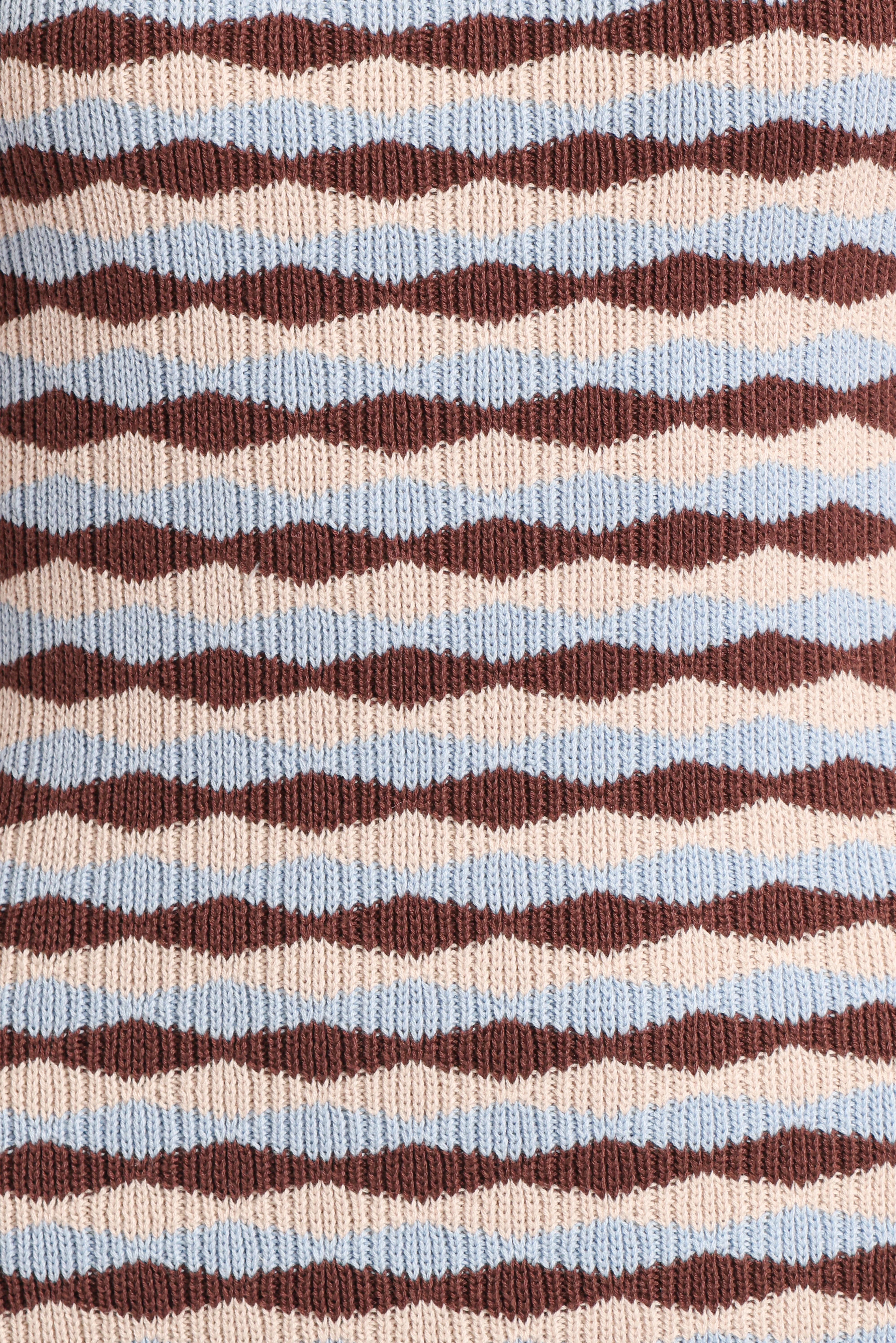 Elfrida Knit Mini Dress Blue Brown