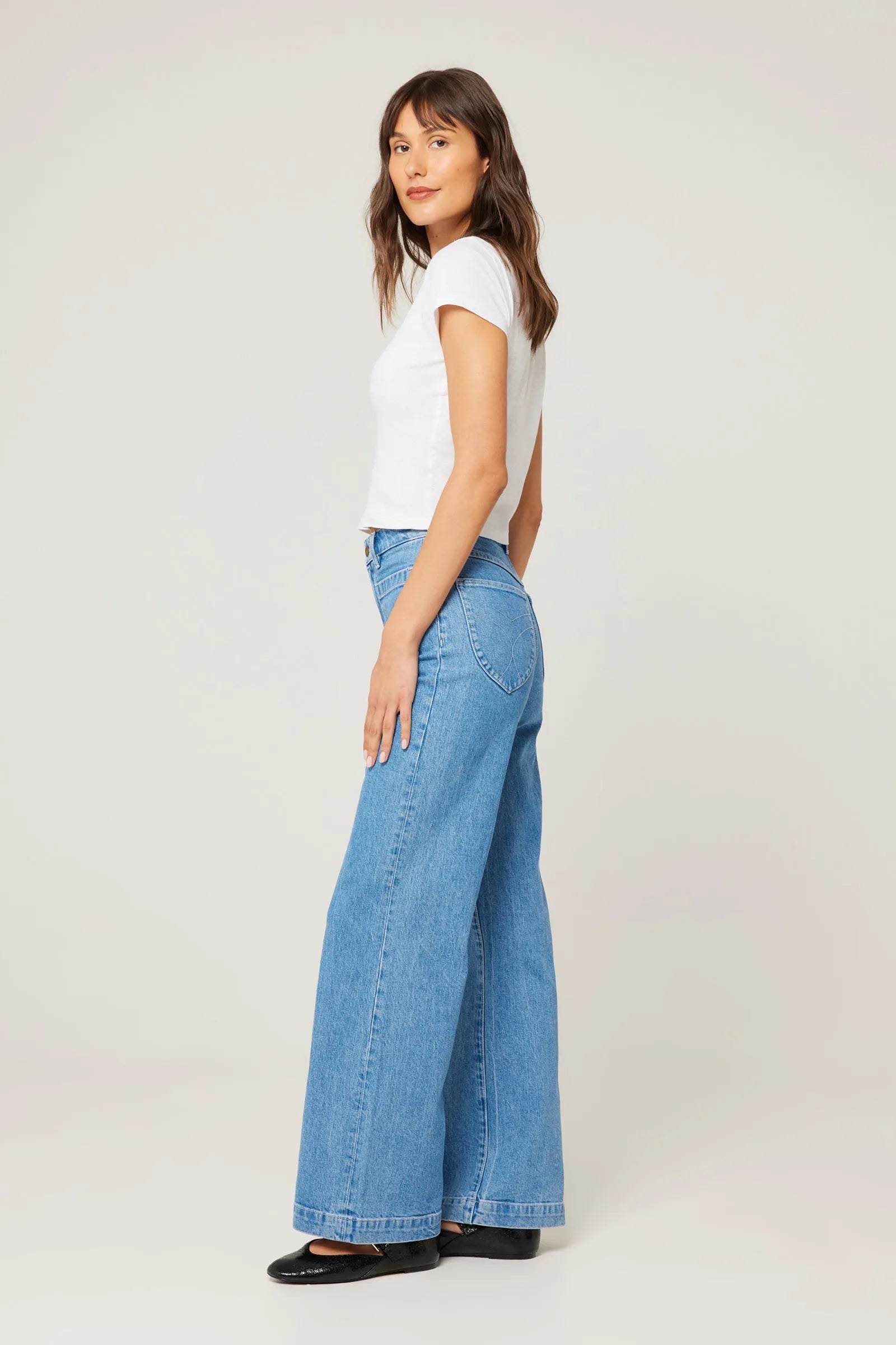 Rollas Sailor Jean Long Lily Blue