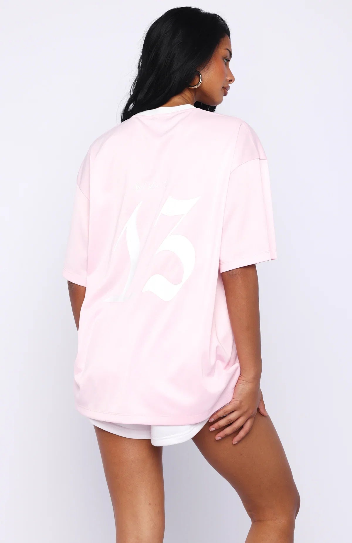Came To Slay Oversized Jersey Pink
