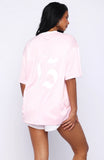 Came To Slay Oversized Jersey Pink
