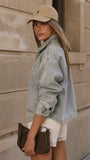 Franklyn Denim Jacket Stone Wash