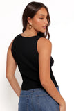 Fairfax Knit Top Black