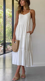 Zoey Midi Dress White