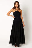 Dottie Halterneck Maxi Dress Black