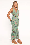 Acilia Midi Dress Sage Floral