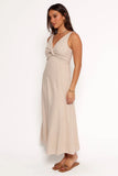 Archer Midi Dress Oatmeal