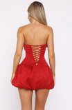 Sunshine Serenade Mini Dress Red