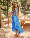 Modern Day Glam One Shoulder Asymmetrical Maxi Dress