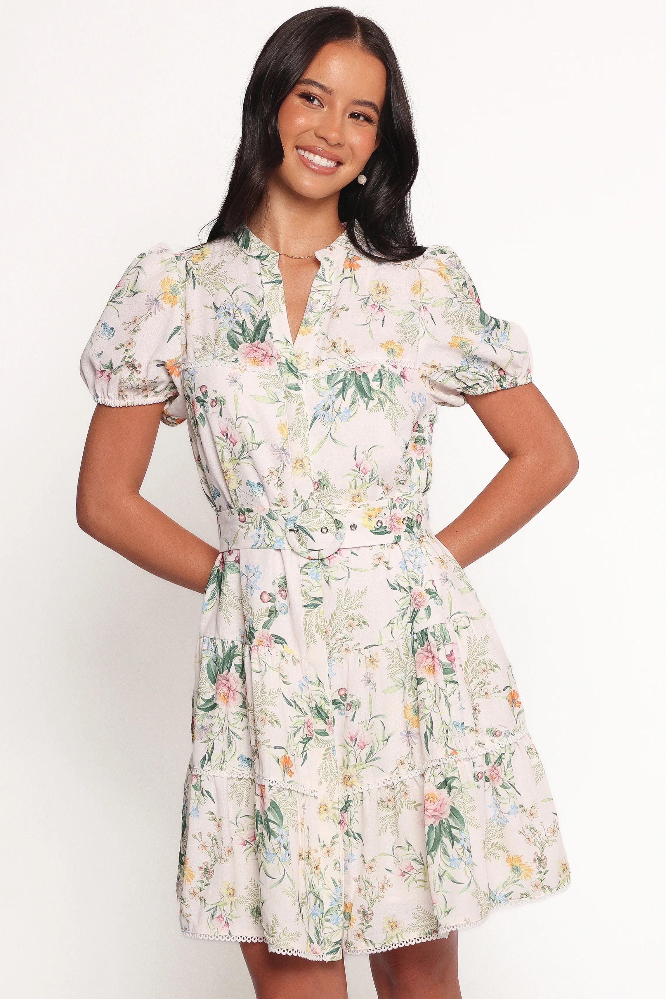 Paula Mini Dress Multi Floral