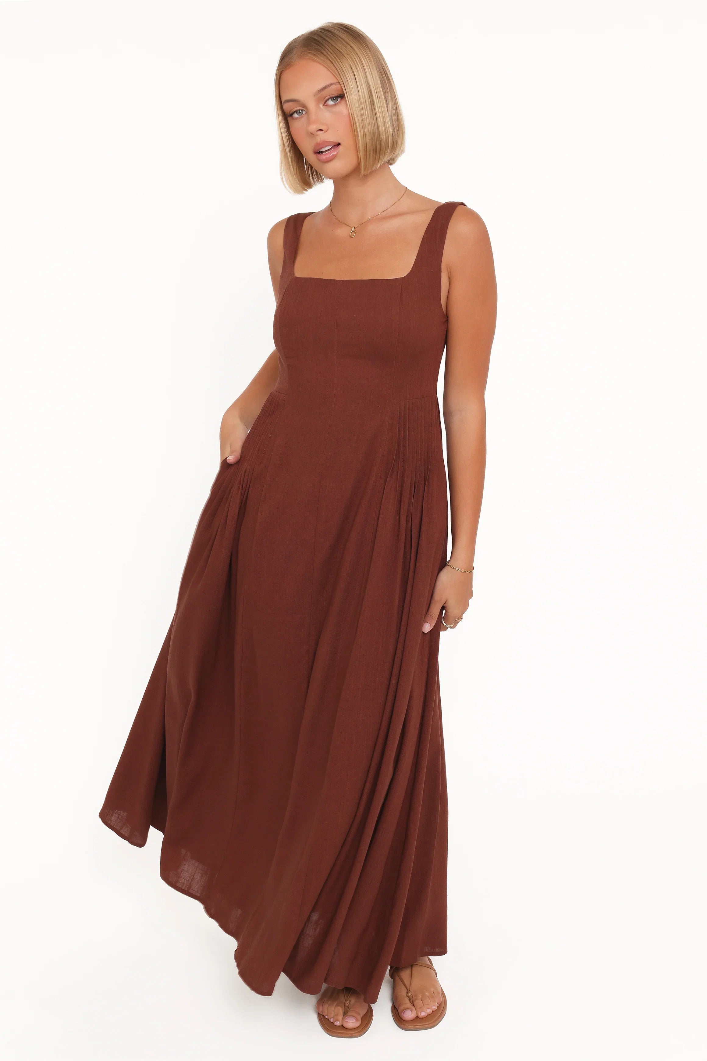 Wilston Maxi Dress Brown