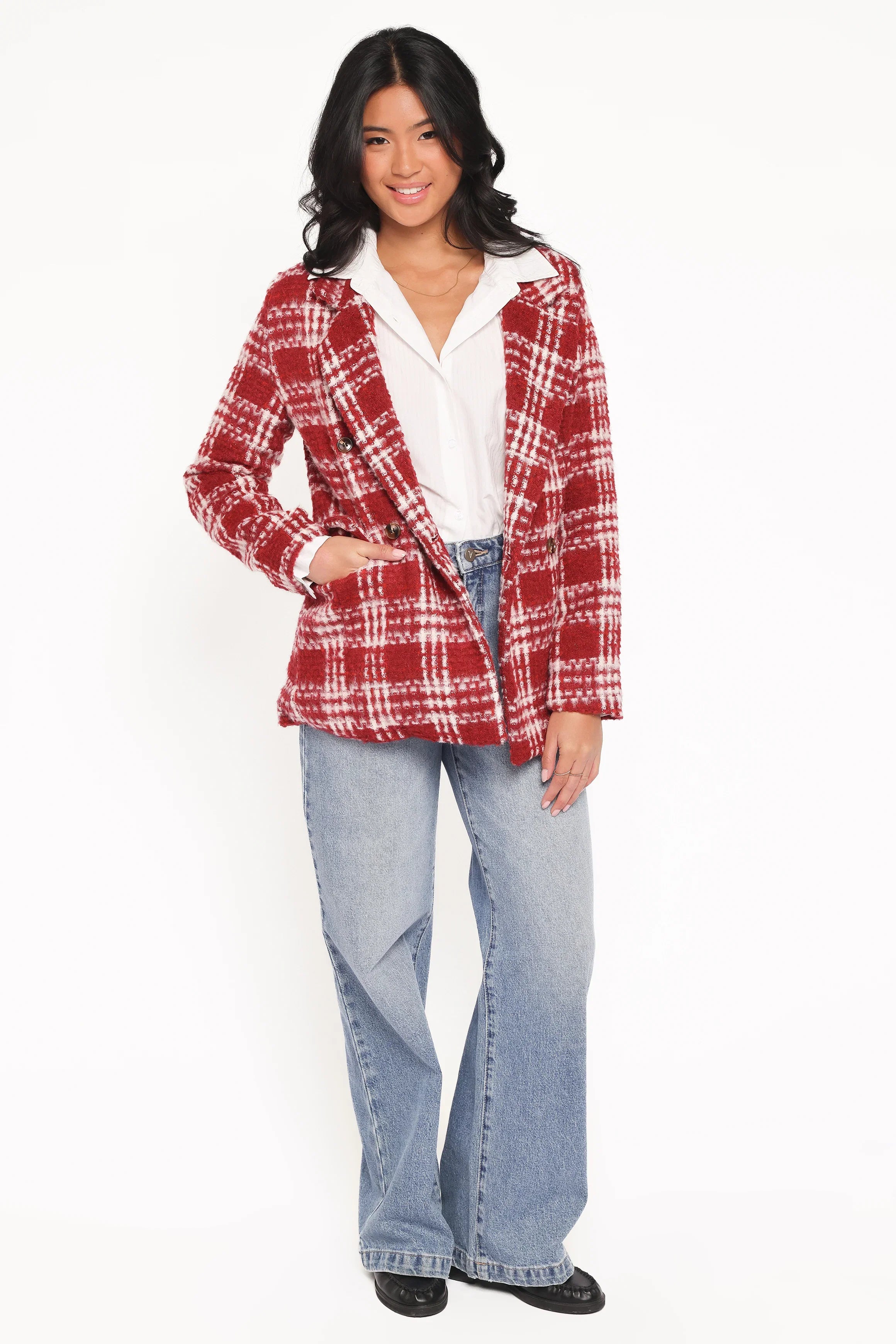 Juliette Blazer Red