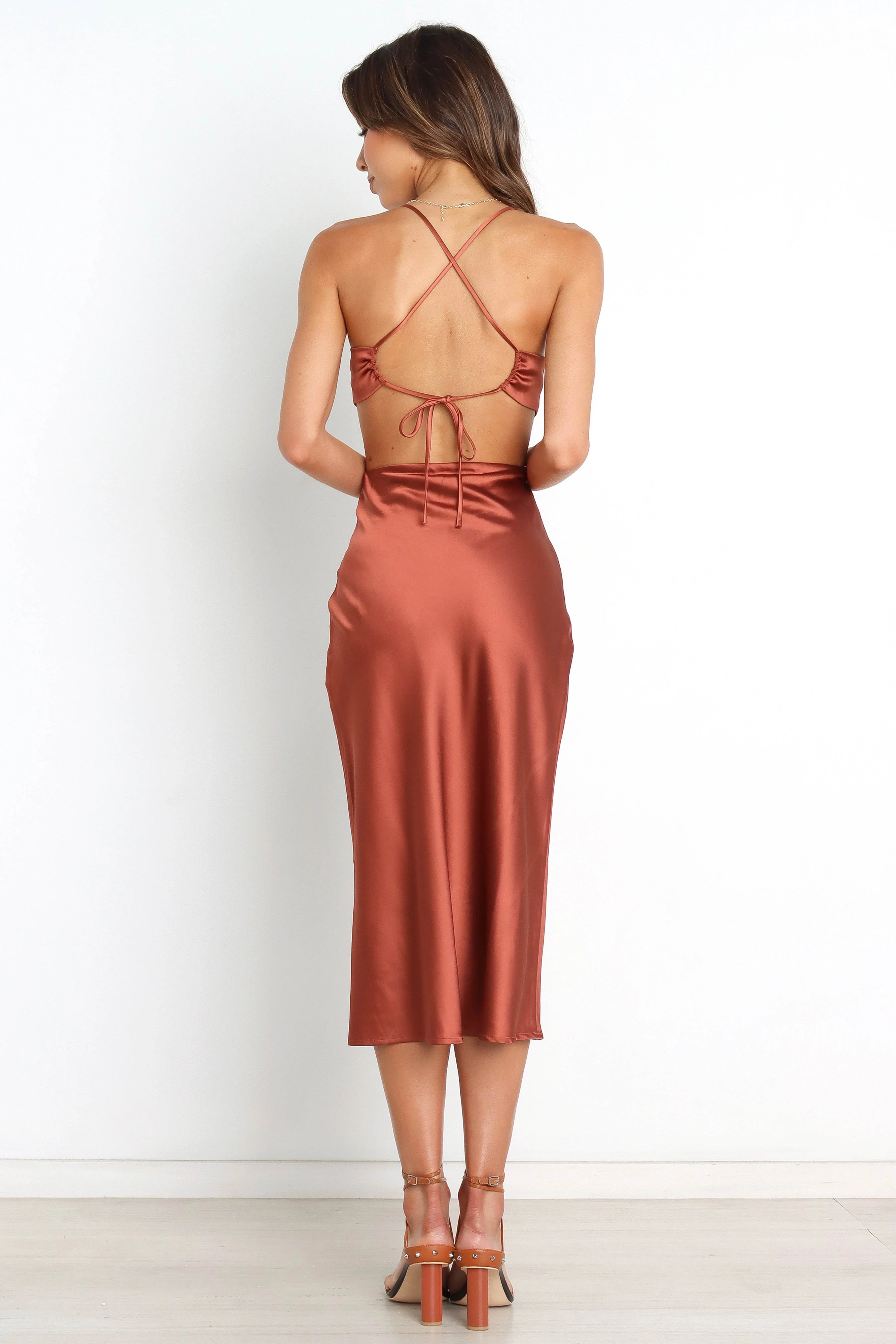 Nairo Dress Rust