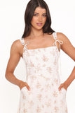 Clarissa Midi Dress White Floral