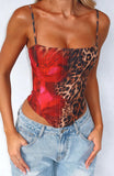 Youll Be Ok Bustier Leopard Bloom