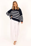 Miranda Knit Sweater Navy