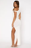Little Bit Dramatic Maxi Dress White