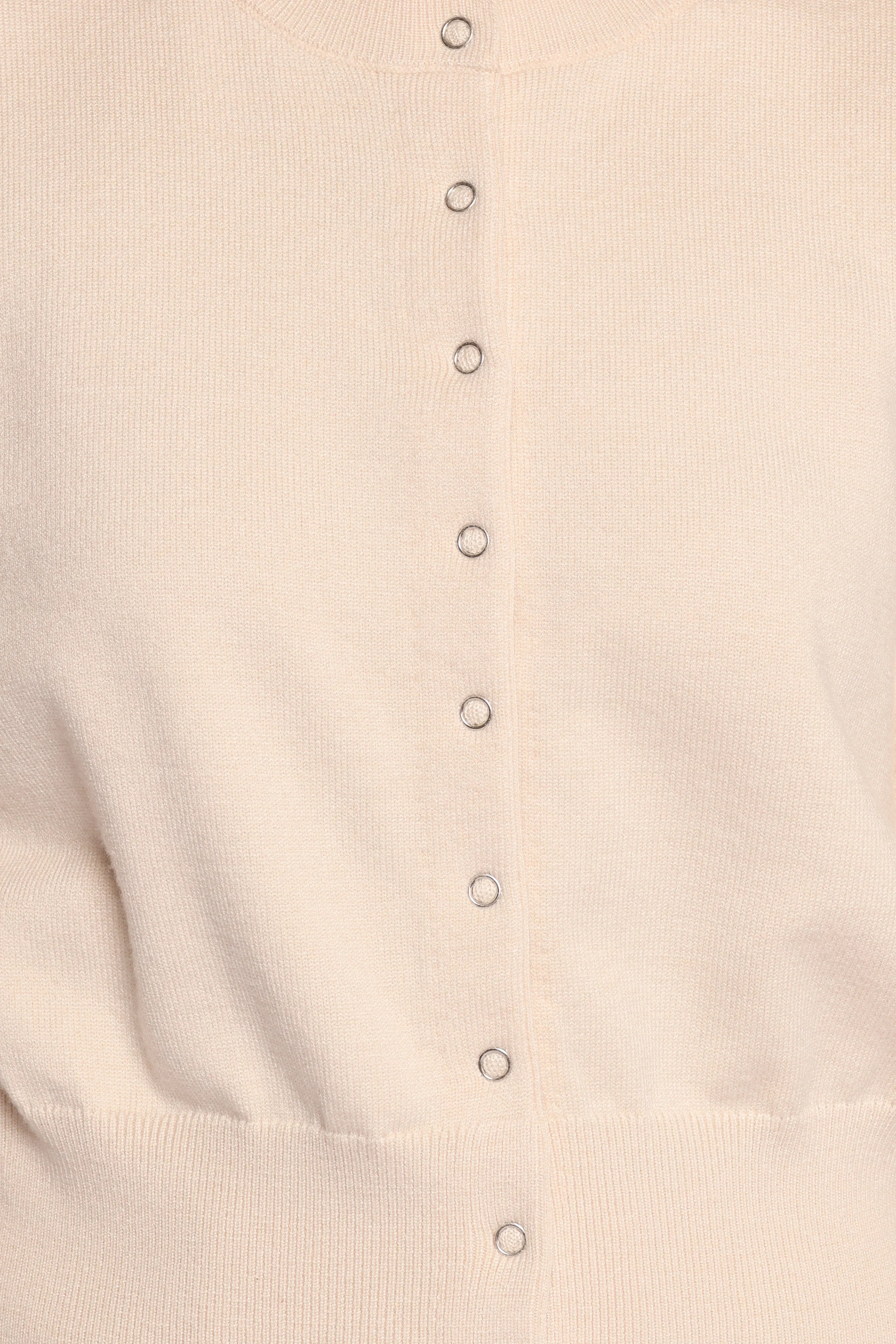 Elita Fitted Cardigan Cream