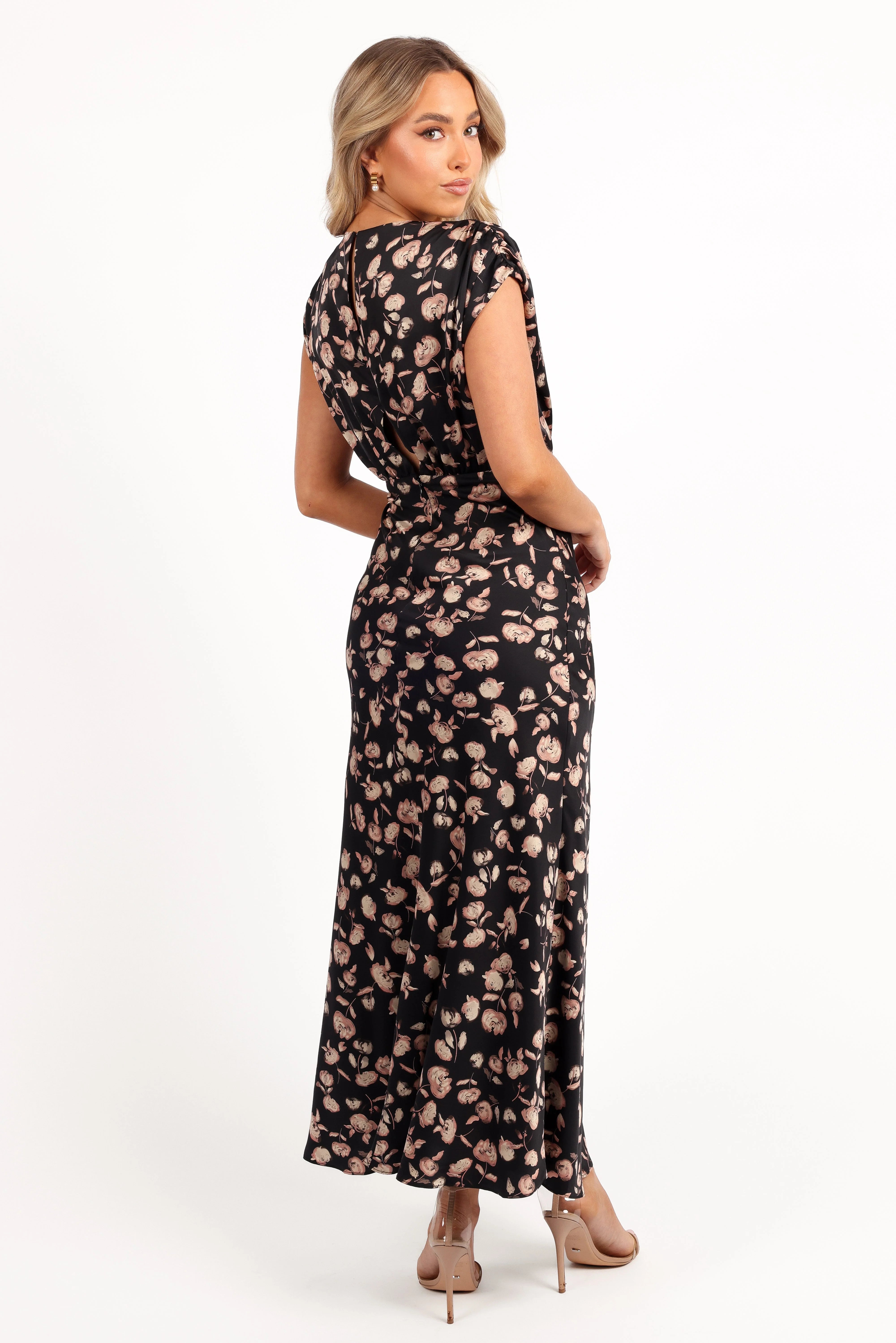 Amarlee Maxi Dress Black Floral