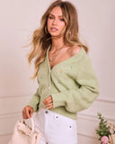 Delicate Glow Knit Embroidered Floral Cardigan