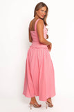 Clover Midi Dress Pink