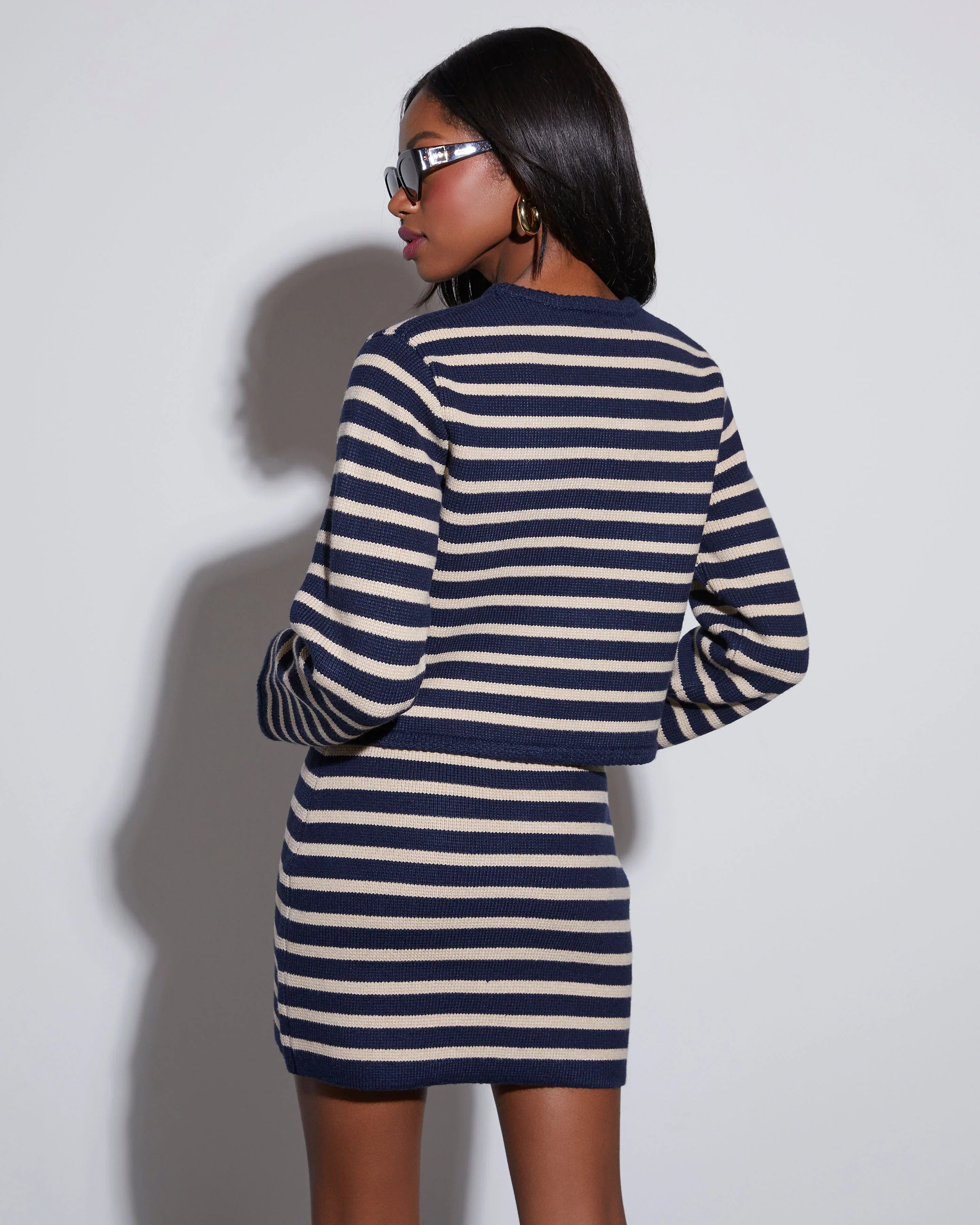 Patterson Striped Knit Jacket