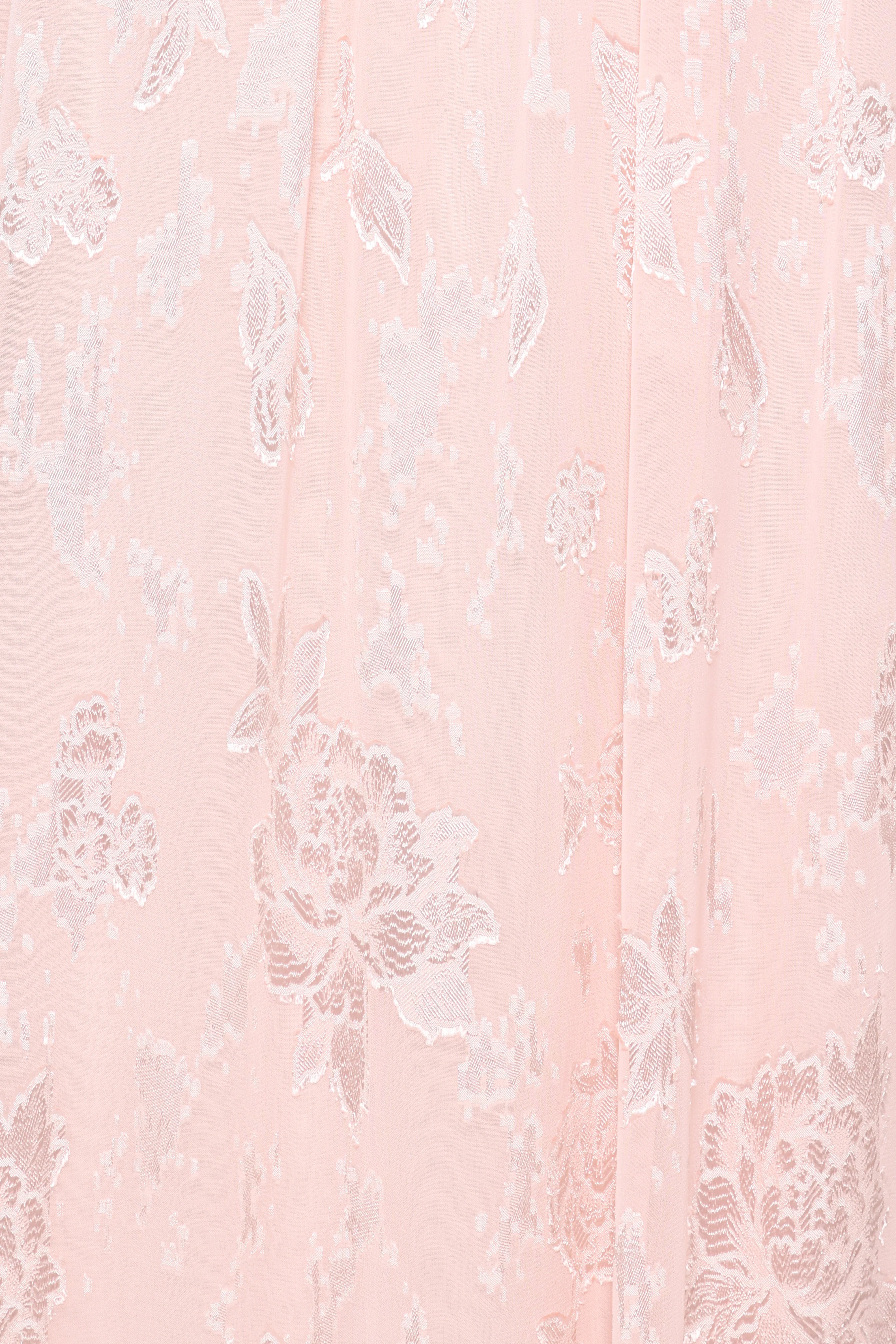 Lumina Jacquard Maxi Dress Pink