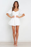 Billie Romper White