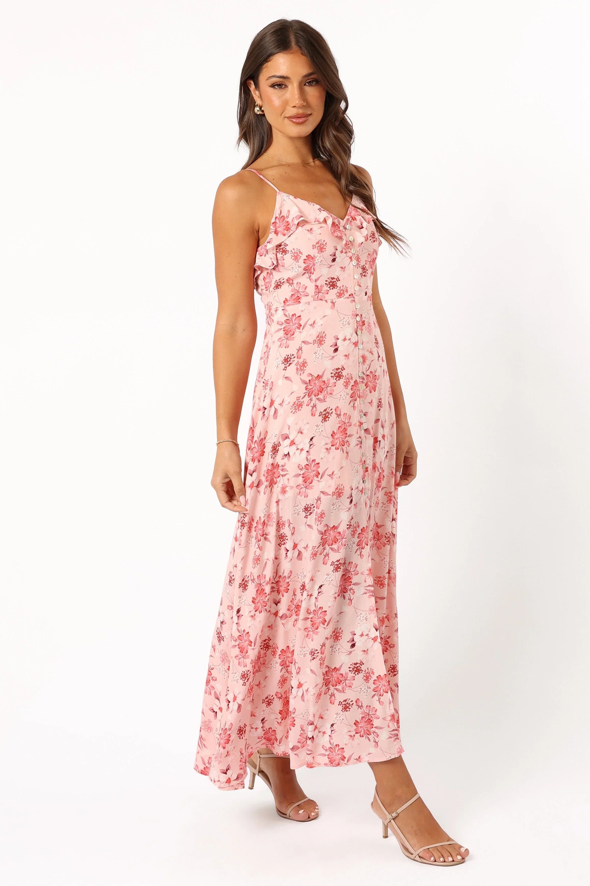 Rachel Midi Dress Blushed Garden