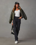 Zhaire Super Stretch High Rise Straight Jeans