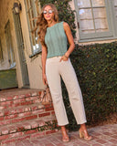 Soft Edit Knit Sleeveless Sweater